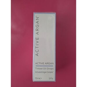 Active Argan Tinted Oil Drops Activated Argan Complex 3.4 fl oz NEW SEALED
